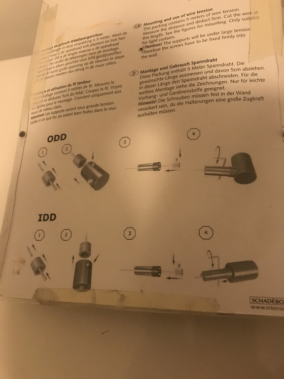 Image 1 of Intensions Gewindestangenaufhänger Matt Edelstahl 500 Cm