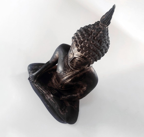 Image 1 of Buddha Shakyamuni, Ayutthaya - Vergoldete Bronze - Thailand - 17. Jahrhundert