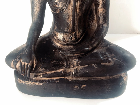 Image 1 of Buddha Shakyamuni, Ayutthaya - Vergoldete Bronze - Thailand - 17. Jahrhundert