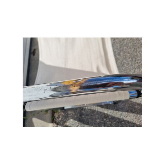 Image 1 of Paar Vintage-Sessel aus verchromtem Stahl von Börge Lindau und Bo Lindekrantz, 1960