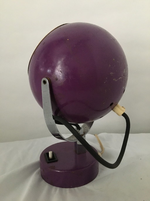 Vintage Ball Lampe Lila