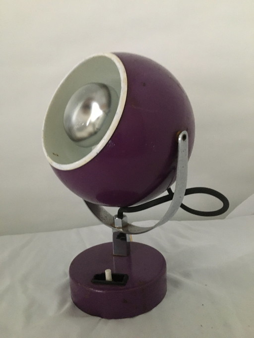 Vintage Ball Lampe Lila