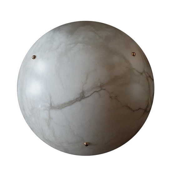 Image 1 of Mid-Century Alabaster Pendelleuchte