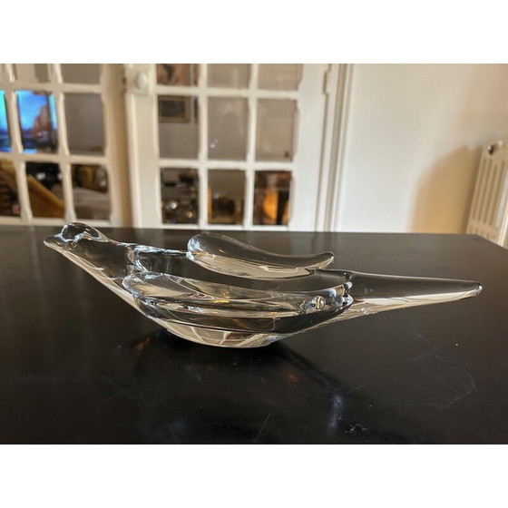 Image 1 of Vintage-Kristalltasche in Form eines Vogels