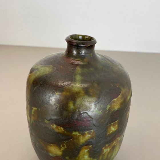 Image 1 of Vase aus Steingut von Gerhard Liebenthron, Deutschland 1960er Jahre