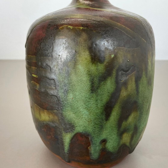 Image 1 of Vase aus Steingut von Gerhard Liebenthron, Deutschland 1960er Jahre