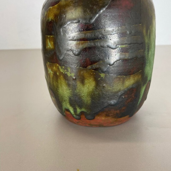 Image 1 of Vase aus Steingut von Gerhard Liebenthron, Deutschland 1960er Jahre