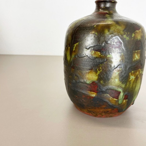 Image 1 of Vase aus Steingut von Gerhard Liebenthron, Deutschland 1960er Jahre