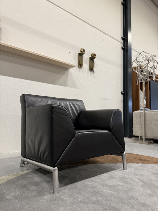 Jori Pacific Sessel Schwarz Leder Verstellbar