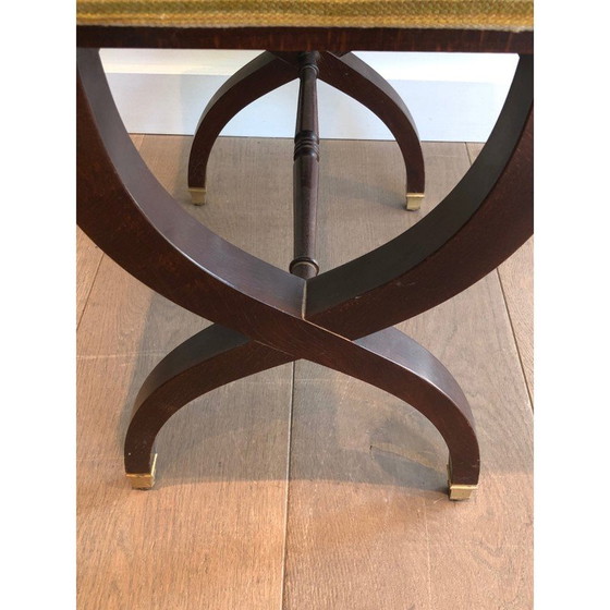 Image 1 of Vintage-Hocker aus Mahagoni, 1950