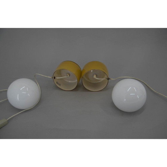 Image 1 of Paar alte Nachttischlampen aus Glas, 1960