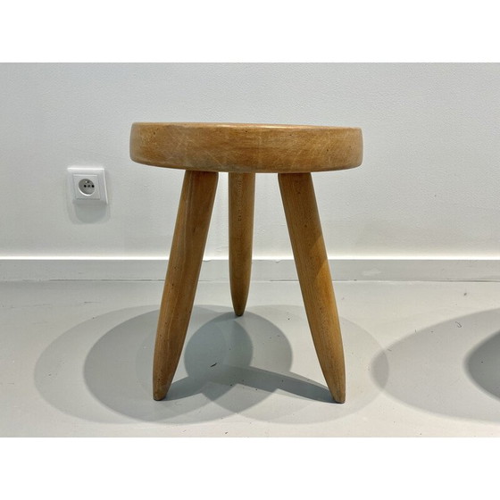 Image 1 of Hoher Hocker Modell "Berger" von Charlotte Perriand, 1960