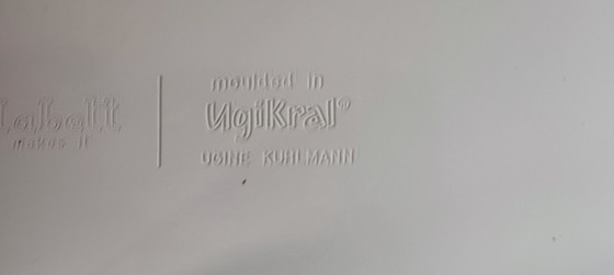 Image 1 of Weltraumzeitalter Velca Hocker Golf Lucci & Orlandini Creme