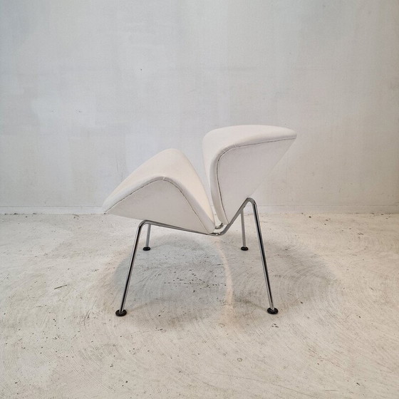 Image 1 of Vintage-Scheibenstuhl aus Chromstahl und Leder von Pierre Paulin für Artifort, 1980