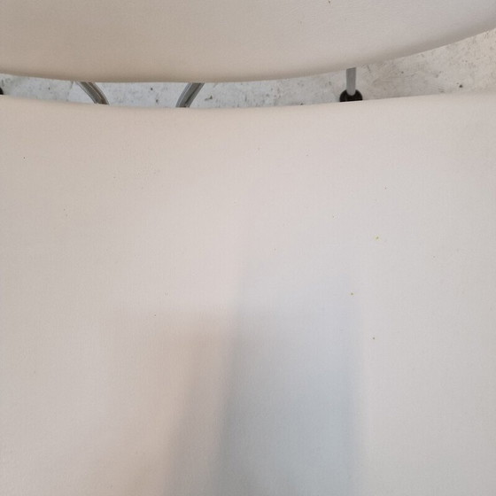 Image 1 of Vintage-Scheibenstuhl aus Chromstahl und Leder von Pierre Paulin für Artifort, 1980