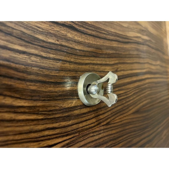 Image 1 of Vintage Art Deco Highboard aus Makassar-Ebenholz