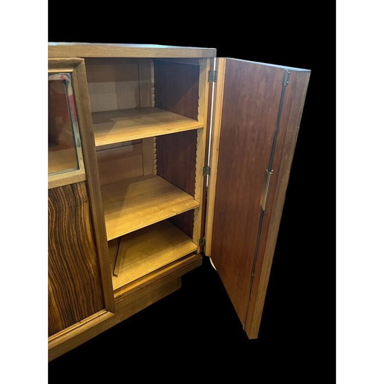 Image 1 of Vintage Art Deco Highboard aus Makassar-Ebenholz