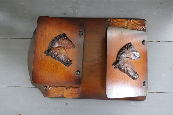 Image 1 of Art Deco Zeitungsständer Wandständer Elma