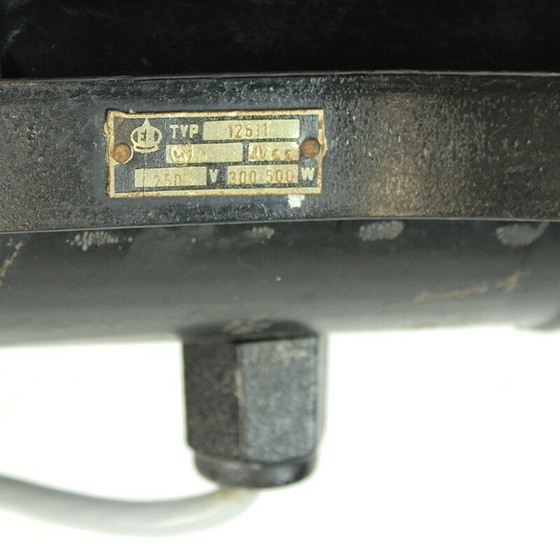 Image 1 of Industrieller schwarzer Metallprojektor im Vintage-Stil