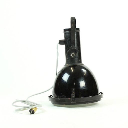 Industrieller schwarzer Metallprojektor im Vintage-Stil