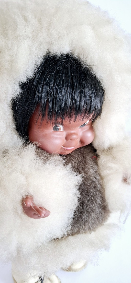 Vintage Eskimo Puppe Sammel Puppe Spielwaren Spielzeug