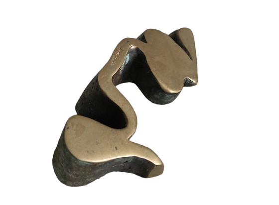 Image 1 of Bronzekunstwerk des Bildhauers Harry Storms, handsigniert