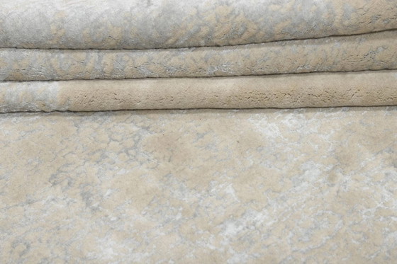 Image 1 of Designer Modern Teppich Viskose Mit Seidenglanz Kunstwerk Stück 291 X 255 Cm 