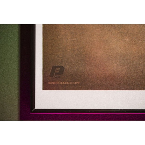 Image 1 of Affiche vintage de film "John L. death" par A. Pągowski, Pologne 1987