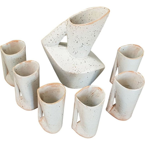 Image 1 of Orangeade-Set aus Steingut, 1960