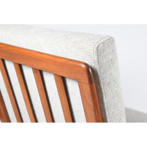 Image 1 of Vintage-Sessel in Teakholzbeize und Stoff für Swarzędz, 1960