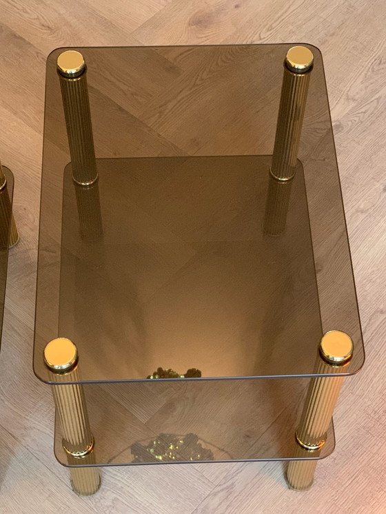 Image 1 of 2X Hollywood Regency Beistelltische