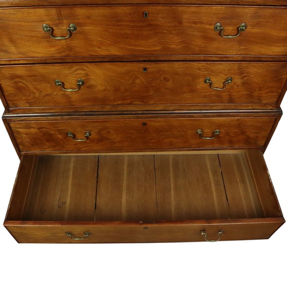 Image 1 of George Iii Tallboy Kommode auf Kommode Mahagoni