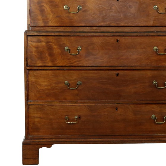 Image 1 of George Iii Tallboy Kommode auf Kommode Mahagoni