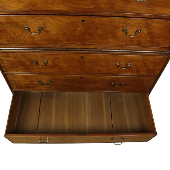 Image 1 of George Iii Tallboy Kommode auf Kommode Mahagoni