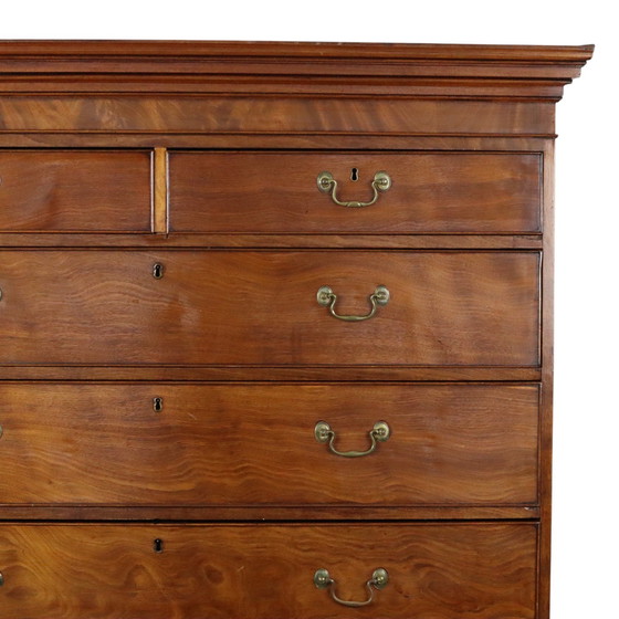 Image 1 of George Iii Tallboy Kommode auf Kommode Mahagoni