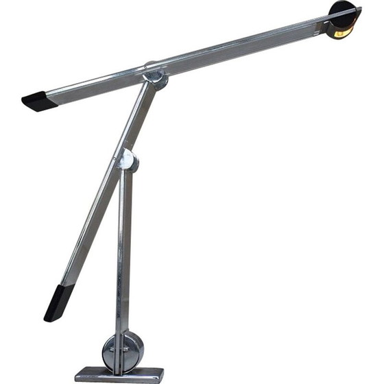 Image 1 of Schräge Doppelwippe Vintage-Leuchte von Yonel Lebovici, 1979