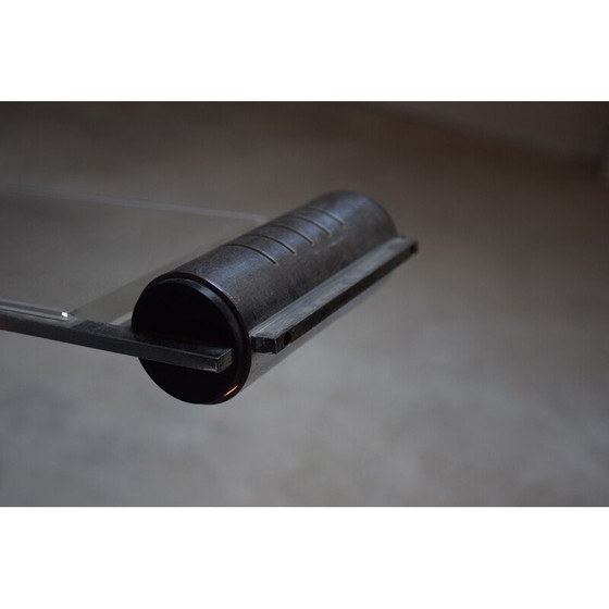 Image 1 of Schräge Doppelwippe Vintage-Leuchte von Yonel Lebovici, 1979