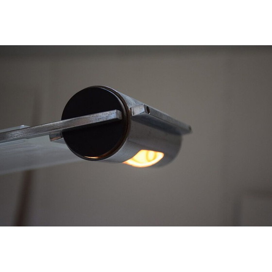 Image 1 of Schräge Doppelwippe Vintage-Leuchte von Yonel Lebovici, 1979