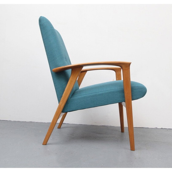 Image 1 of Vintage restauriert Petrol Sessel - 1950er Jahre