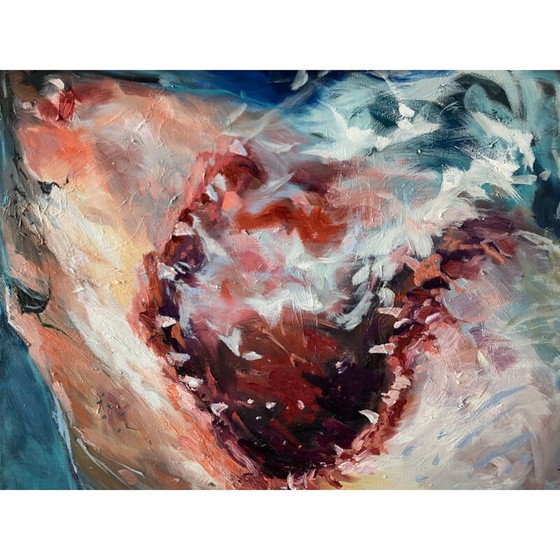 Image 1 of Öl auf alter Leinwand auf Keilrahmen von Sonia Lalic