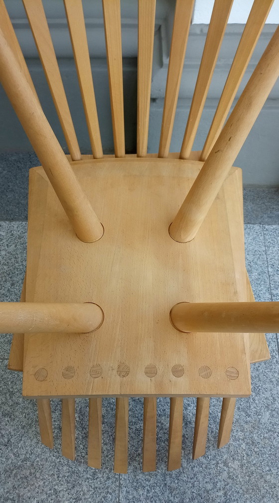 Image 1 of Mikado Chairs By Johannes Foersom And Peter Hiort-Lorenzen For Fredericia Stolefabrik, Set Of 6