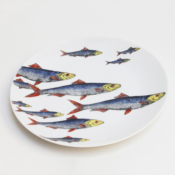 Image 1 of Vintage Set 'Passata Di Pesce' von Piero Fornasetti, 1955