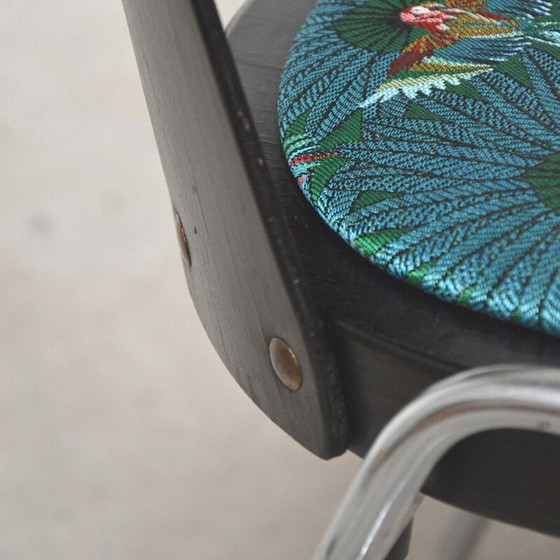 Image 1 of Satz von 4 tropischen Baumann-Stühlen 1960er Jahre