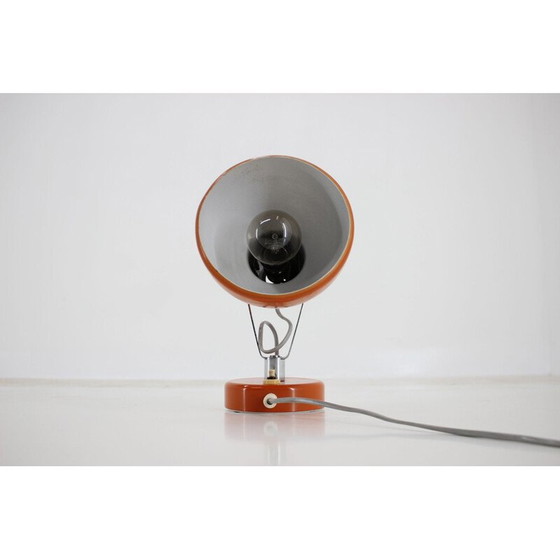Image 1 of Orangefarbene Vintage-Wandleuchte, 1960er Jahre