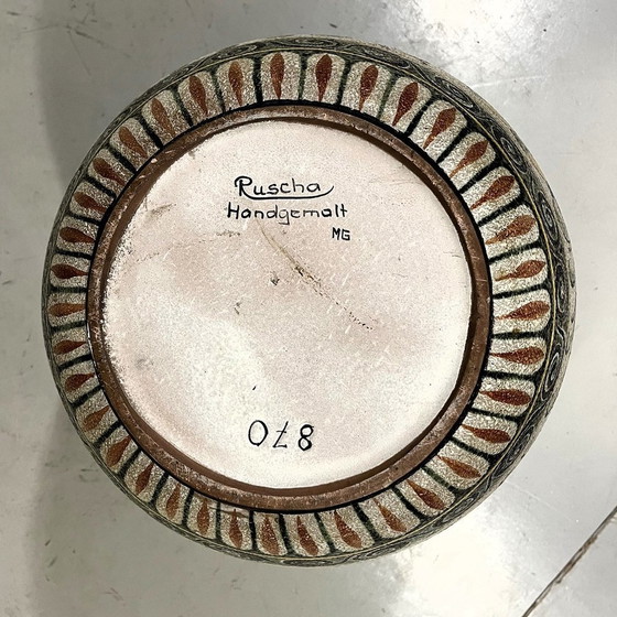 Image 1 of Xxl Ruscha Vase Dekor Enzio von Kurt Tschörner 1950'S