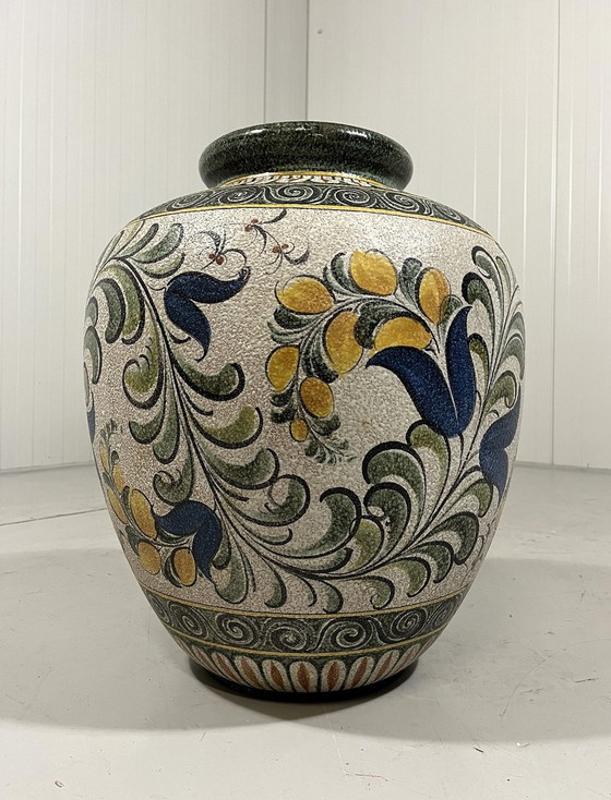 Image 1 of Xxl Ruscha Vase Dekor Enzio von Kurt Tschörner 1950'S