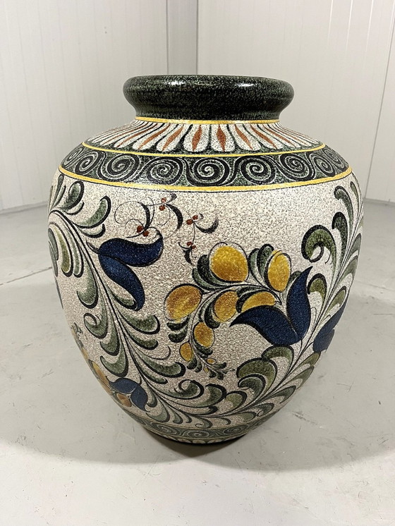 Image 1 of Xxl Ruscha Vase Dekor Enzio von Kurt Tschörner 1950'S