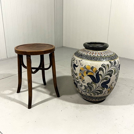 Xxl Ruscha Vase Dekor Enzio von Kurt Tschörner 1950'S