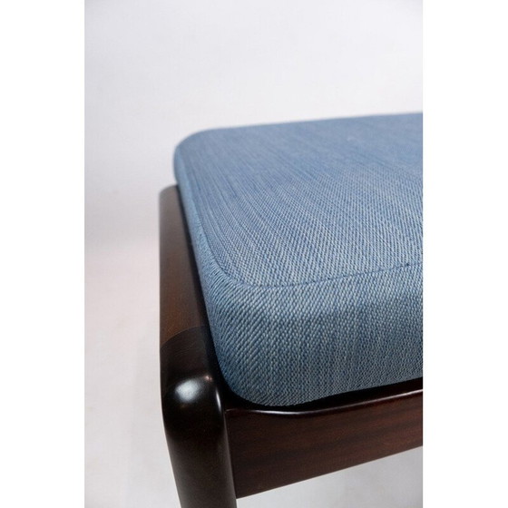 Image 1 of Vintage-Hocker aus Mahagoni von Ole Wanscher und P. Jeppesen