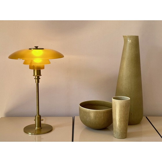 Image 1 of Satz von 3 Vintage-Vasen von Gunnar Nylund, Schweden 1950er Jahre